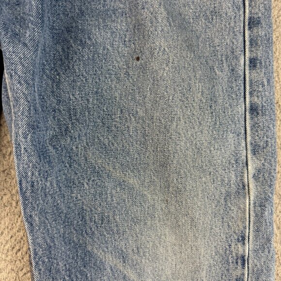 Levis Jeans Mens 38x32 Blue Denim Straight Leg 505 Workwear Classic American - Picture 4 of 8